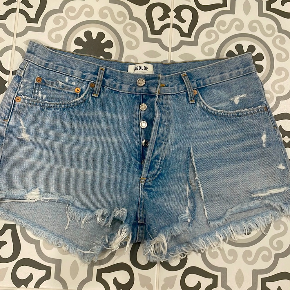 AGOLDE Parker Vintage Cut Off Short Swapmeet 30